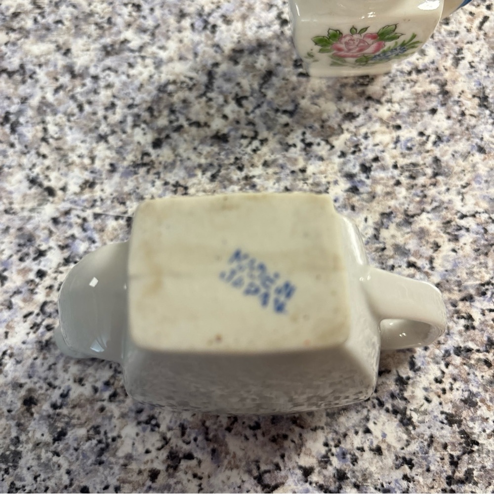 Vintage Miniature Tea Pot Porcelain Made In Japan  7 Piece - Picture 7 of 7